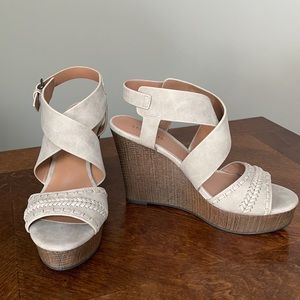 indigo rd. Wedge Sandals. NWOT. Size 7.5